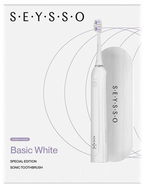 SZCZOTECZKA SONICZNA OCLEAN SEYSSO CARBON BASIC WHITE Z ETUI zdjęcie 3