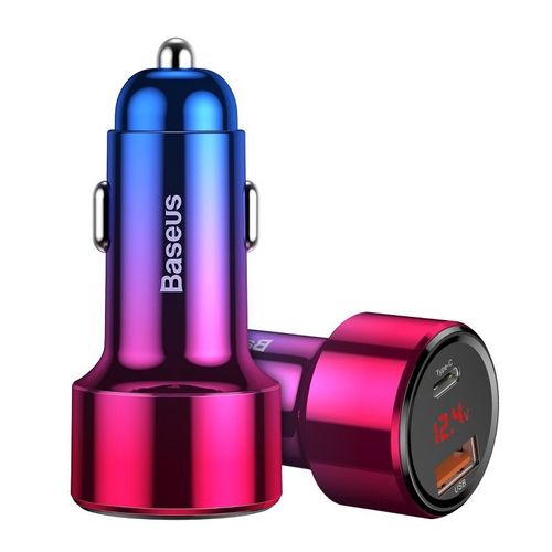 Baseus Ładowarka samochodowa USB + USB-C PD 45W na Arena.pl