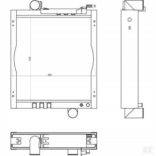 Chłodnica Wody John Deere AL116668N na Arena.pl