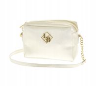 Laura Biaggi - torebka listonoszka biały perłowy JS22