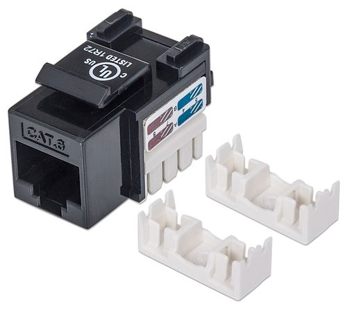 MODUŁ KEYSTONE RJ45 UTP CAT6 CZARNY na Arena.pl