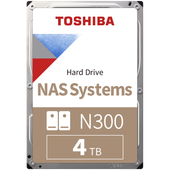 HDD NAS Toshiba N300 (3.5'' 4TB, 7200RPM, 512MB, SATA 6Gb/s), bulk