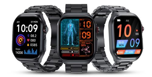 SMARTWATCH DLA SENIORA ZEGAREK EKG FUNKCJA POMIARU CUKRU CIŚNIENIE MENU POL na Arena.pl