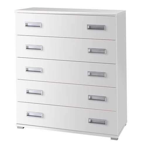Komoda PENELOPA (P1) 5SZ - biała na Arena.pl