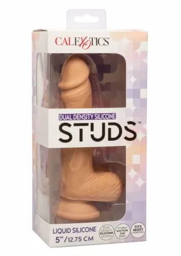 calexotics dual density silicone stud 5” model z przyssawką, silikonowy na Arena.pl