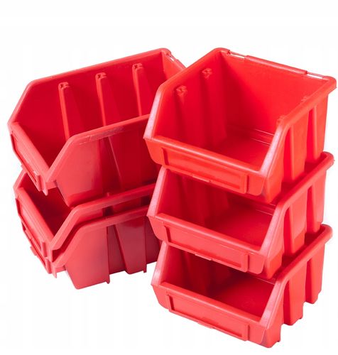 Pojemnik magazynowy - Ergobox 5 | Czerwony na Arena.pl