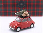 NOREV FIAT 500 L 1968 Red “Christmas” 1:18 prezent pod choinkę