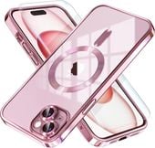 WZMOCNIONE ETUI MAGSAFE GLAMOUR CASE do iPHONE 13 / iPHONE 14 +SZKŁO 9H