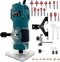 MOCNA FREZARKA GÓRNOWRZECIONOWA DO DREWNA 30000RPM 800W + 15SZT FREZÓW