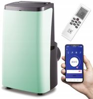 Designerski KLIMATYZATOR PRZENOŚNY ZiELONY 3,5kW 12000 BTU WIFI APLIKACJA