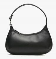 Coach torebka skóra naturalna zamszowa czarny