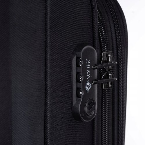 Walizka ŚREDNIA na kółkach podróżna MATERIAŁOWA miękka pojemna GRATIS KOLOR na Arena.pl