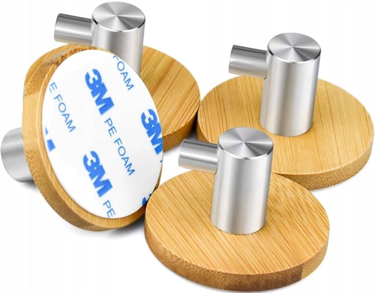 Haczyki Do Łazienki Łazienkowe X 4 Samoprzylepne zdjęcie 6