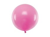 Balon gigant kula ciemny różowy fuksja, 60 cm