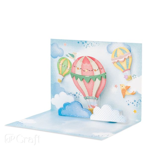 ZESTAW DO TWORZENIA KARTEK 3D DPKA-009 DPCRAFT SOWY I BALONY zdjęcie 3