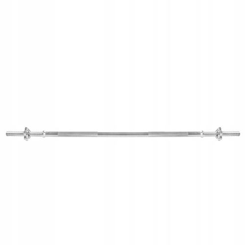 GRYF SZTANGA PROSTY DO ĆWICZEŃ 150cm + ZACISKI 25mm PEŁNY STAL FITNESS na Arena.pl