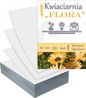 Ulotki A5 5000szt reklamowe firmowe różne wzory KWIACIARNIA TWOJA NAZWA