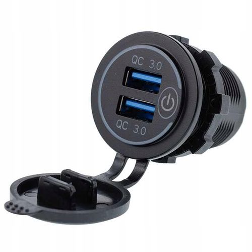 GNIAZDO ŁADOWANIA QC 2x USB 3.0A QUICK CHARGE na Arena.pl