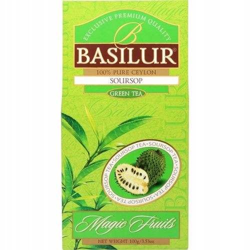Herbata zielona liściasta GRAVIOLA FLASZOWIEC KIWI Basilur Soursop - 100 g na Arena.pl