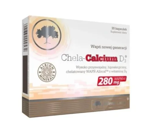 OLIMP CHELA-CALCIUM D3 30kaps ZDROWE KOŚCI ZĘBY na Arena.pl