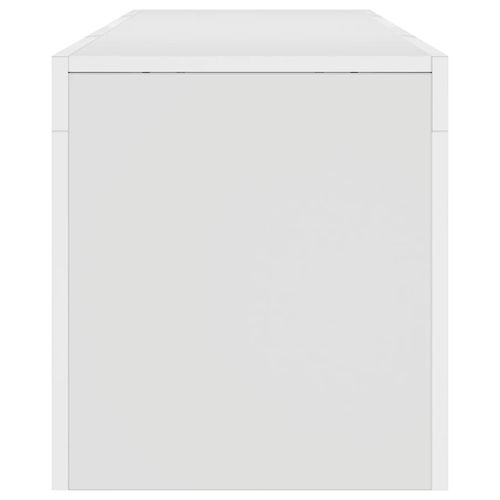 Szafka pod TV z oświetleniem LED, biała, 140x36,5x40 cm na Arena.pl