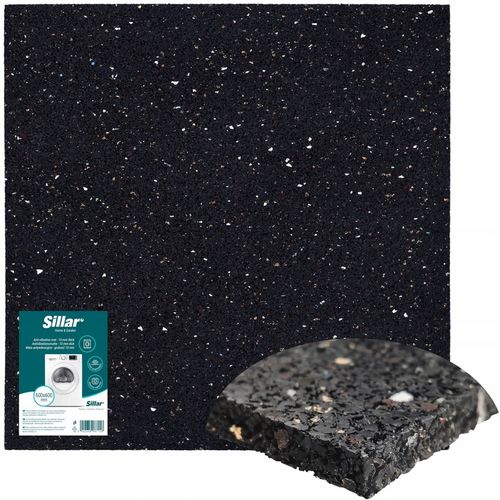 Gruba mata antywibracyjna 60x60cm pod pralkę i suszarkę grubość 1cm na Arena.pl