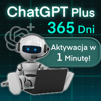 ChatGPT Plus - 365 dni |Aktywacja w 1 minutę| GPT-5.1, Sora, obrazy, pliki