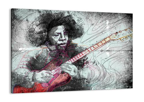 Obraz Na Płótnie - Gitara Muzyka  - 100X70 Cm - Aa100X70-2559 na Arena.pl