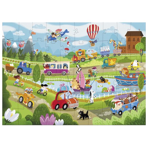 Puzzle Dodo Wspaniały Transport 60 Elementów 300561 zdjęcie 2