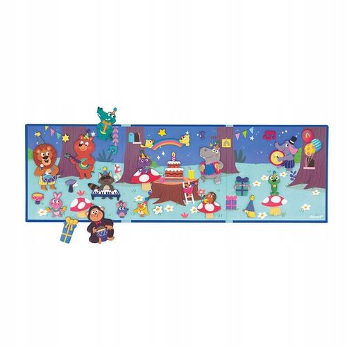 JANOD, Magnetyczna układanka Przyjęcie w lesie Magneti'stories 3+ na Arena.pl