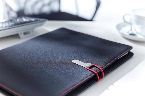 Portfolio SESSION, czarny, czerwony na Arena.pl