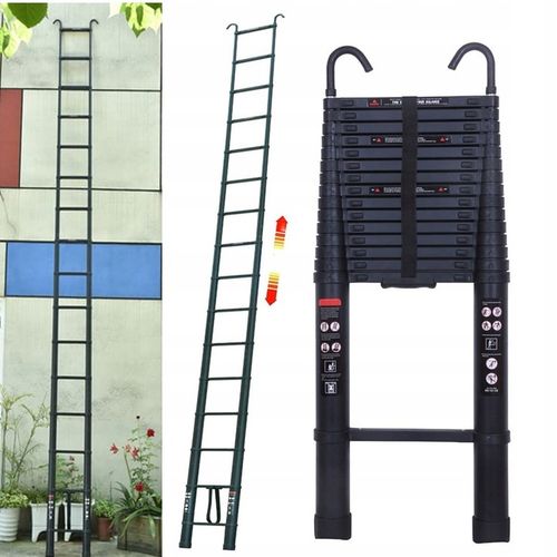 6,2 m Składana TELESKOPOWA DRABINA z wolnym hakiem na Arena.pl
