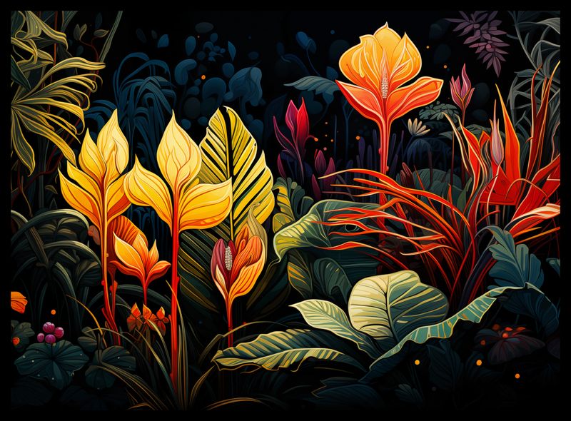 Plakat 55x40cm Tropikalna Symfonia zdjęcie 2
