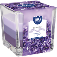 Świeca zapachowa BISPOL Aura snk80-79 (Lawenda) ~32h