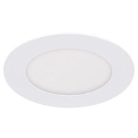 Sufitowa LAMPA wpust SLIM LED C 02810 Ideus okrągła OPRAWA metalowa LED 6W 2700K oczko minimalistyczne białe