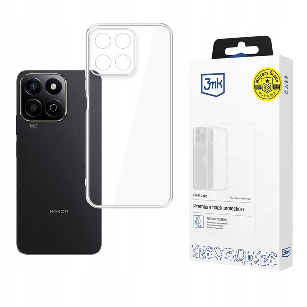 Silikonowe etui na Honor 200 Smart - 3mk Clear Case zdjęcie 1