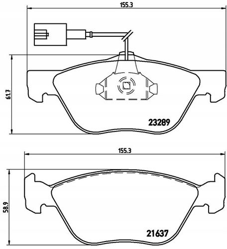 KLOCKI HAM ALFA ROMEO 166 BREMBO na Arena.pl
