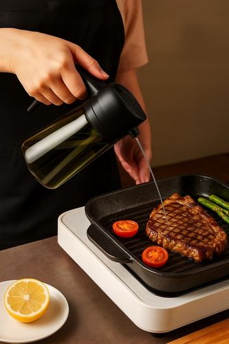 DOZOWNIK DO OLIWY OCTU OLEJU SPRYSKIWACZ NALEWAK TEKAN 470ML SZKLANY na Arena.pl