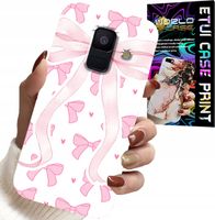 ETUI DO SAMSUNG A6 2018 - RÓŻOWE WSTAZKI WSTĄZKA MODNE WZORY CASE