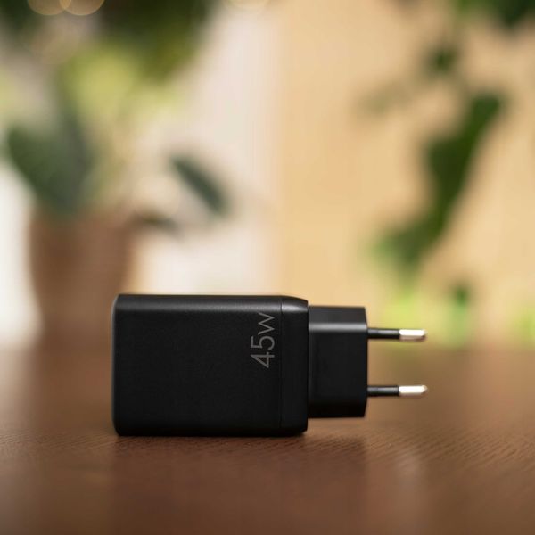 Spacecase Usb Charger 45W Gan Sc006B Black zdjęcie 6