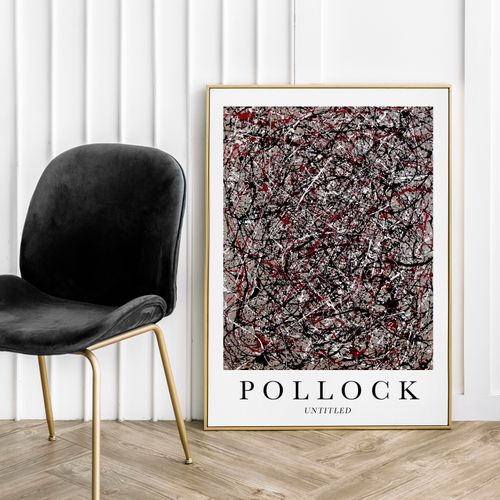 Plakat Jackson Pollock abstrakcja 21x29,7 cm A4 na Arena.pl