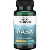 SWANSON GABA 500 mg (100 kaps.)