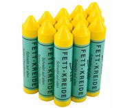 Kreda do opon wodoodporna Marker SISA żółta 12 szt