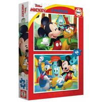 układanka puzzle Educa Mickey Mouse Fun House 2 x 48