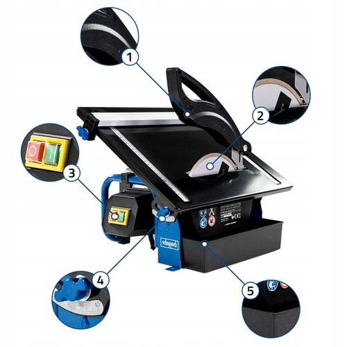 Przecinarka do Płytek Glazury Kafli Drewna Piła Stołowa SCHEPPACH na Arena.pl