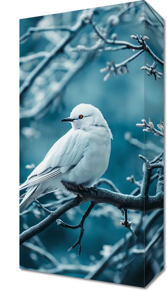 Obraz 20x40cm Perłowy Ptak zdjęcie 1