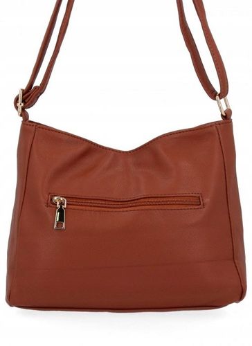 Herisson - torebka worek zamek przeszycia brązowy 1052L2089 na Arena.pl