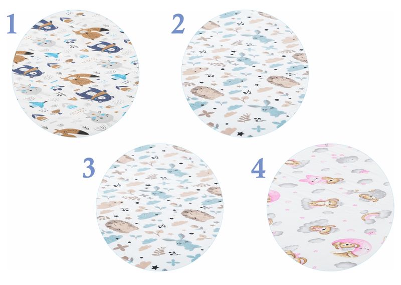 ROŻEK DLA NIEMOWLĄT 75x75 cm HOBBYKIDS ŚPIĄCY MIŚ zdjęcie 6