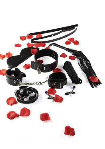 zestaw bondage bdsm toyjoy czarny na Arena.pl