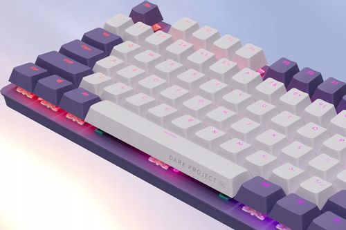 Klawiatura DARK PROJECT KD87A Fioletowo-biały na Arena.pl